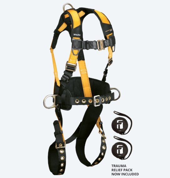 FALLTECH 7035BL LRG YELLOW JOURNEYMAN FLEX HARNESS